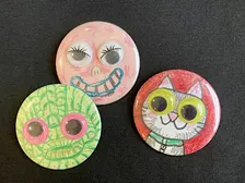Kinderworkshop: Halloween buttons maken (4-12 jaar)