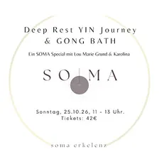 "Deep Rest" Yin Journey & GONG Bath
