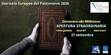 Giornate Europee del Patrimonio 2026 (GEP26)