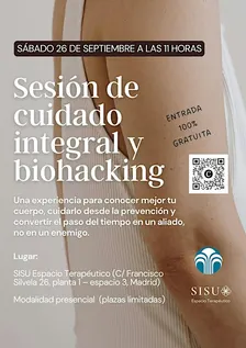 Sesión de cuidado integral y biohacking