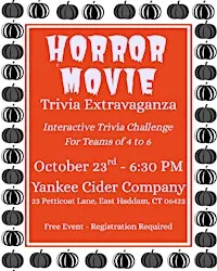 Horrow Movie Interactive Trivia Night at Yankee Cider Co.