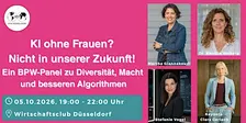KI ohne Frauen? Nicht in unserer Zukunft.