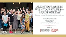 Align Your Assets with Your Values—In Just One Day