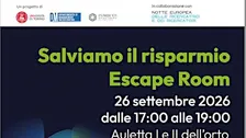 Salviamo il risparmio Escape Room