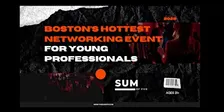 Boston's Hottest Networking Event For Young Professionals