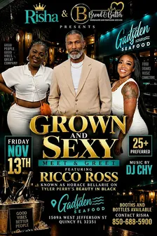 Grown & Sexy Meet & Greet Featuring Ricco Ross | Beauty in Black