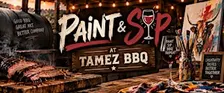Paint and Sip at Tamez BBQ