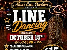 LINE DANCING IN THE PAVILION