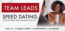 Speed Dating: Team Leads
