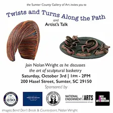 Sumter County Gallery of Art: Artist Talk with artist Nolan Wright