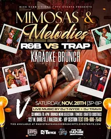 Mimosas N Melodies: RnB vs Trap Karaoke Brunch