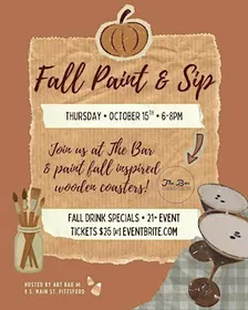 Fall Paint & Sip at The Bar - Pittsford