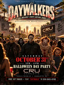 DAYWALKERS: Halloween Day Party The Mischief Starts Before Dark
