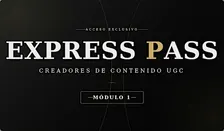 Intro Creadores de contenido UGC - Express