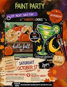 10.17.26 Hello Fall or Midnight Margarita at Masaryk Winery