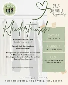 Kleidertauschparty - Girls Community Regensburg