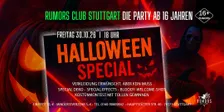 HALLOWEEN - PARTY 16+ | RUMORS Club Stuttgart