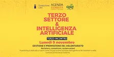 Workshop  AI e Terzo Settore - Gestione e promozione del Volontariato