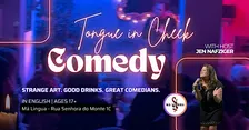 Cheek Comedy: Candleit Comedy & Cocktails in Graça (in English)