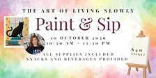 The Art of Living Slowly: Paint & Sip with AD Artist Studio