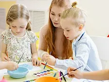I.C.I. Juniors (ages 3 & 4 yrs old) Monthly Art Program 50-min weekly class