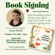 Children's Book Signing event with Author Anna Harsh