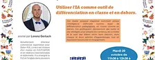 Didier: utiliser l'IA comme outil de différenciation en classe et en dehors