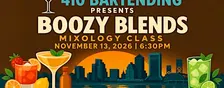 Boozy Blends Mixology Class Fall Edition