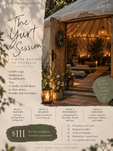 The Yurt Sessions Wednesdays