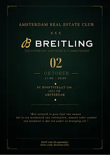 Amsterdam Real Estate Club x Breitling Boutique