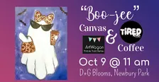 Canvas & Coffee: “Boo-jee Ghost”