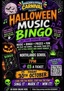 Halloween Music Bingo