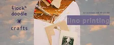 autumn crafts: lino printing