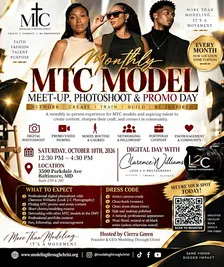 Modeling Through Christ's Monthly Meet-Up, Photoshoot & Promo Day