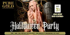 Halloween Party @ Pure Gold! Saturday Oct. 31st