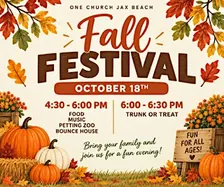 FALL FESTIVAL & TRUNK OR TREAT at One Church Jacksonville Beach