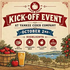 National Cider Month Kick-Off & New Cider Release