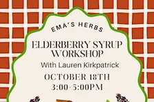 Elderberry Syrup Workshop with Lauren Kirkpatrick