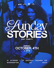 Sunday Stories Day Party at 12 Stories Rooftop | Sun. Oct 4th
