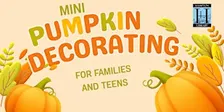 Mini Pumpkin Decorating