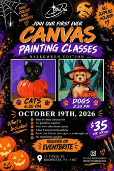 Halloween Canvas Painting