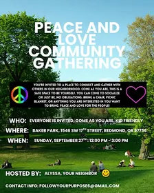 Peace and Love Community Gathering