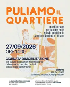Puliamo i quartieri di Aurora e Barriera di Milano!