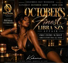October's Finest: The Libra SZN Affair @ Kokomo Restaurant & Lounge NYC