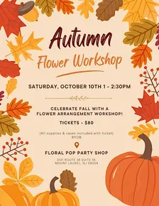 Autumn Flower Workshop