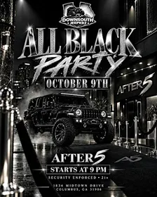 All Black Party