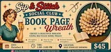 Book Page Wreath Workshop