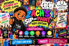 Zach & Canvas n Company Sip and Paint: Kids Edition
