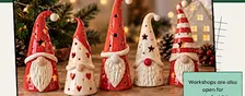 Make Christmas Gonk Pottery Workshop