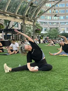 Mat Pilates at the Hanging Garden Cafe